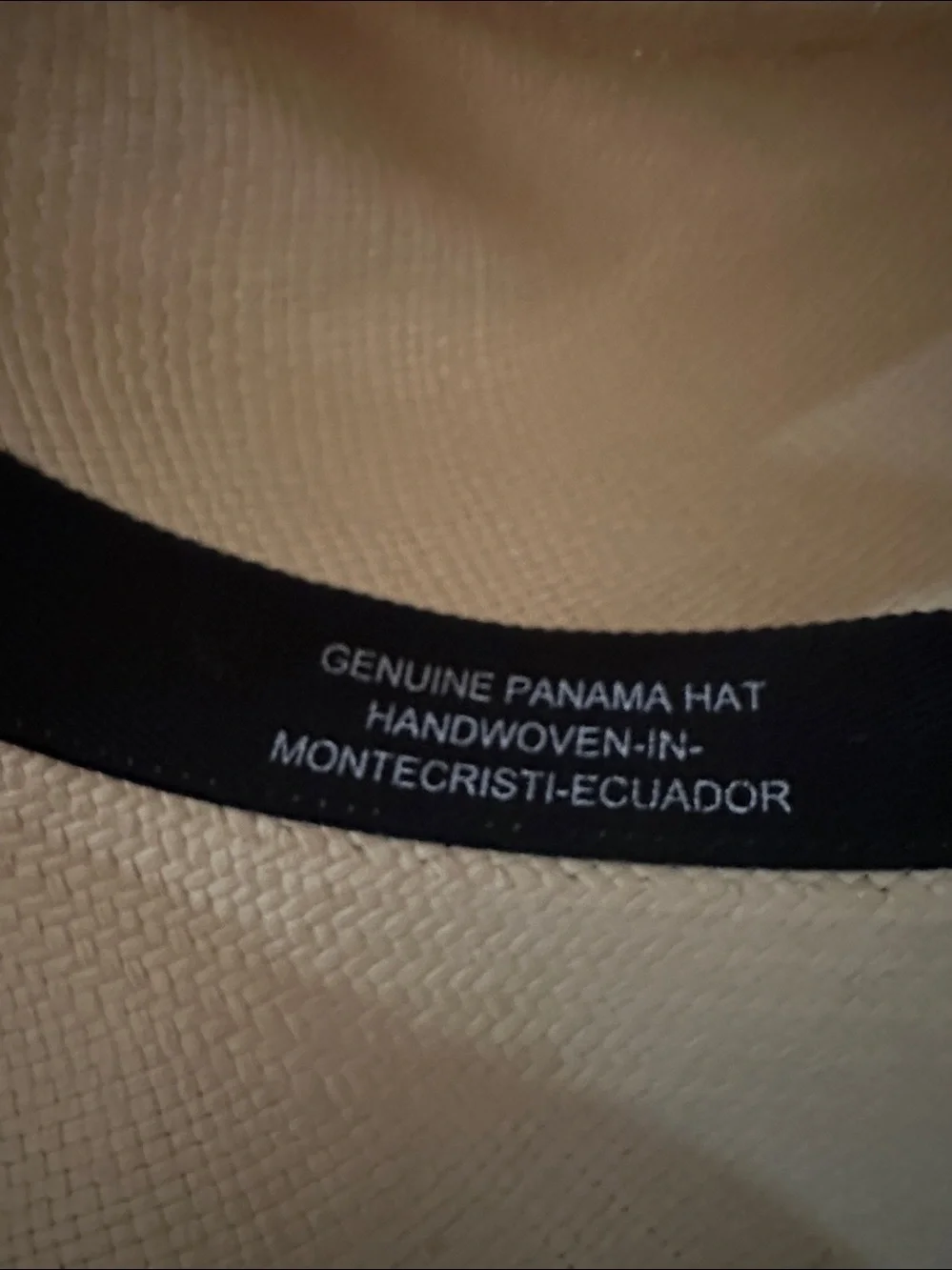 Montecristi Original straw hat!! Like new! Size 62 Made in Panama
